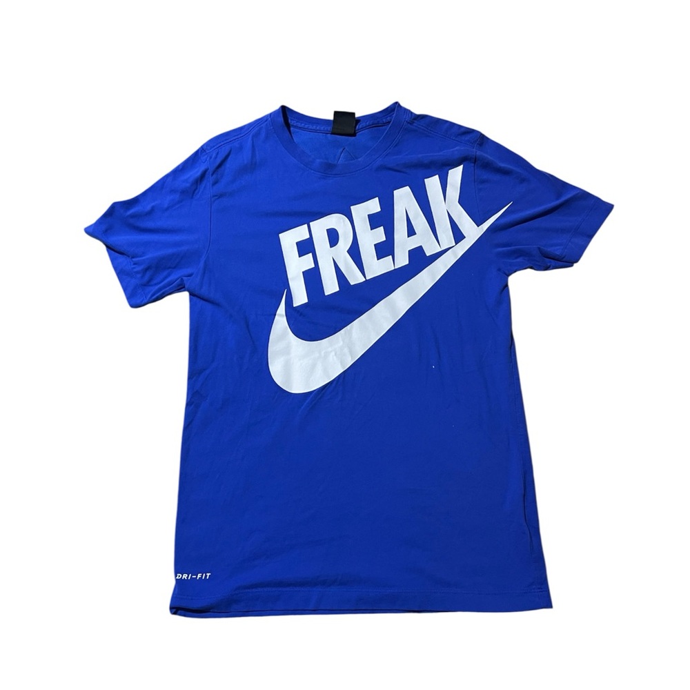 Nike Dri-Fit Giannis Freak Blue T Shirt, Size Small